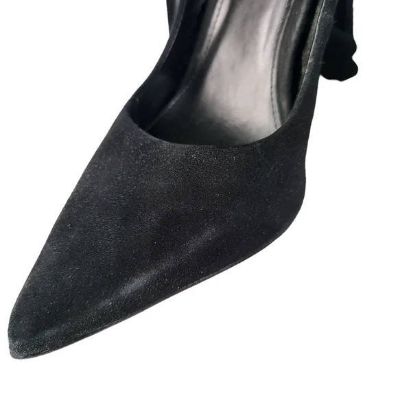 Steve Madden Daisie Pumps Suede Black - Picture 9 of 12